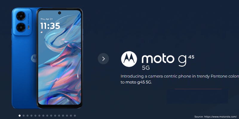 kredit hp motorola moto G45
