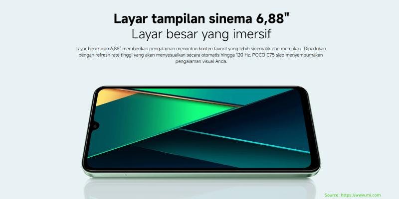 kredit hp poco c75