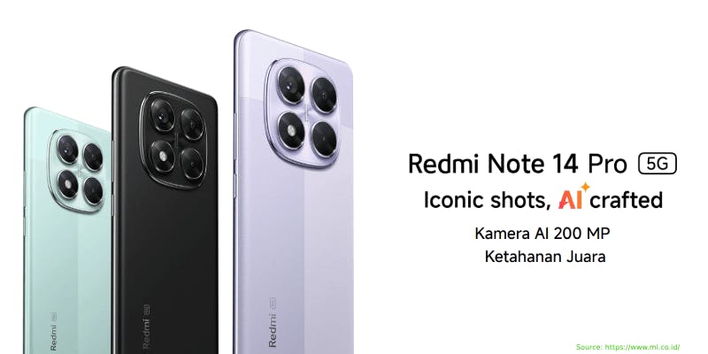 kredit hp xiaomi redmi note 14 pro