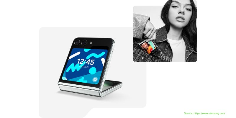Desain Samsung Galaxy Z Flip5