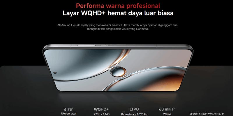 kredit hp xiaomi 15 ultra